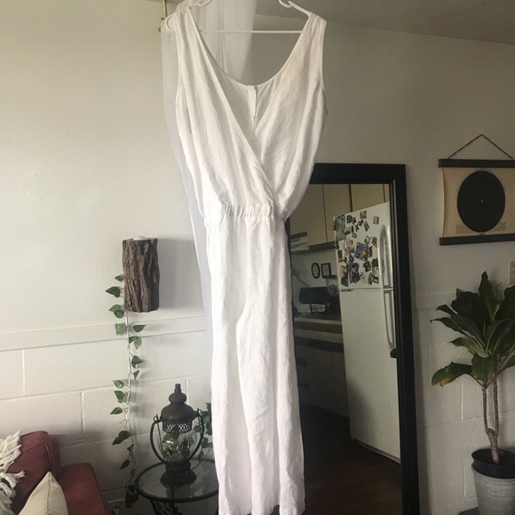 NWOT Anthropologie Cloth and Stone Linen Jumpsuit - Picture 8 of 8